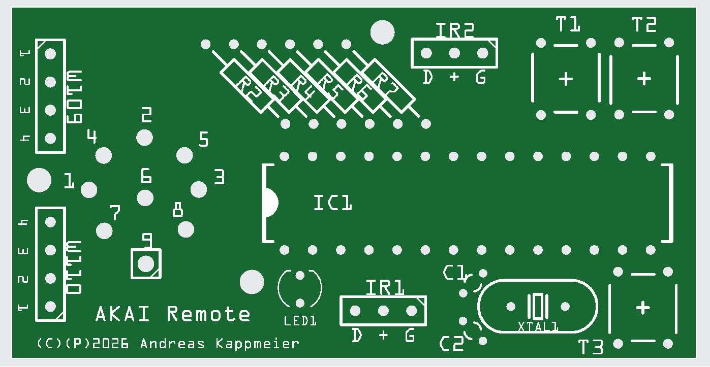 AKAI-Remote-Platine-Vorderseite