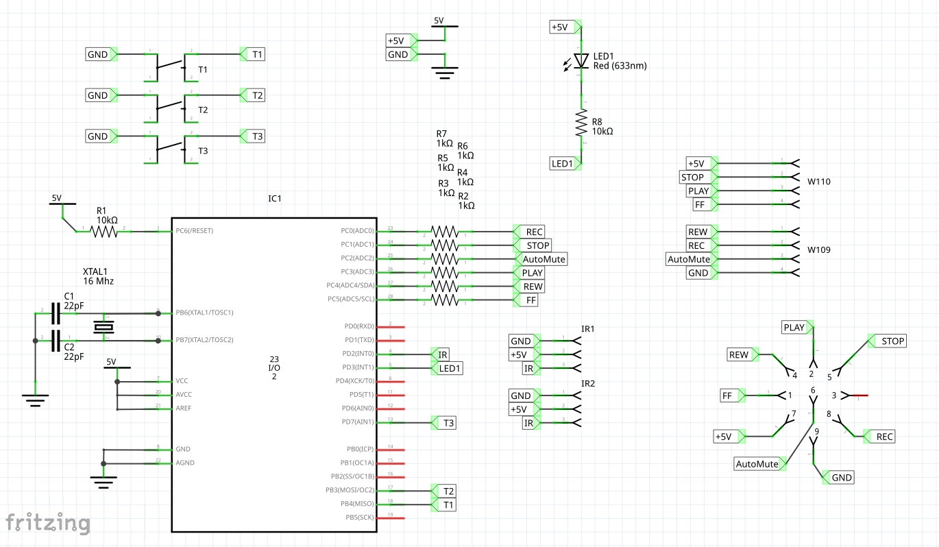 AKAI-Remote-Schaltplan